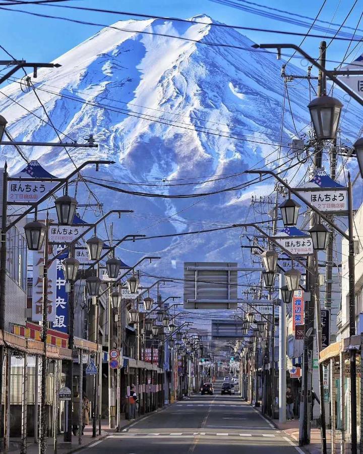安野月江苑 Anno Gekkouen Fuji Villa Fudzsijosida Kültér fotó